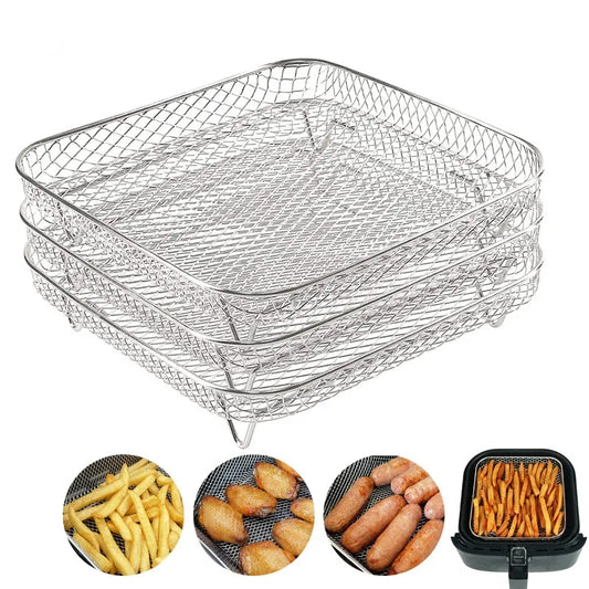 3-Tier Stainless Steel Grill